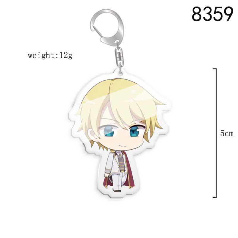 Otome Game 'Evil Heiress' Acrylic Keychain: Trapped in a Dating Sim