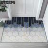 Simple Entrance Door Mat Dust Removal and Anti Slip Foot Mat Household Entrance Carpet Can Be Cut Dirt Resistant Carpet