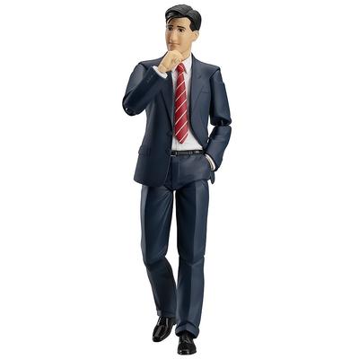 Figma Den Ensomme Gourmet Goro Inogashira Standard Størrelse Version. (Uskaleret Malet Bevægelig Figur af ABS & PVC)