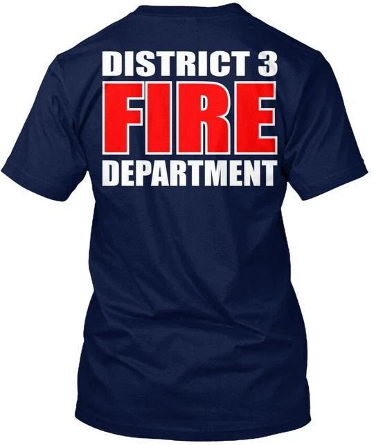 

District 3 Fire Dept 806 - Department T shirt Made in the USA Size S to 5XL 3XL
