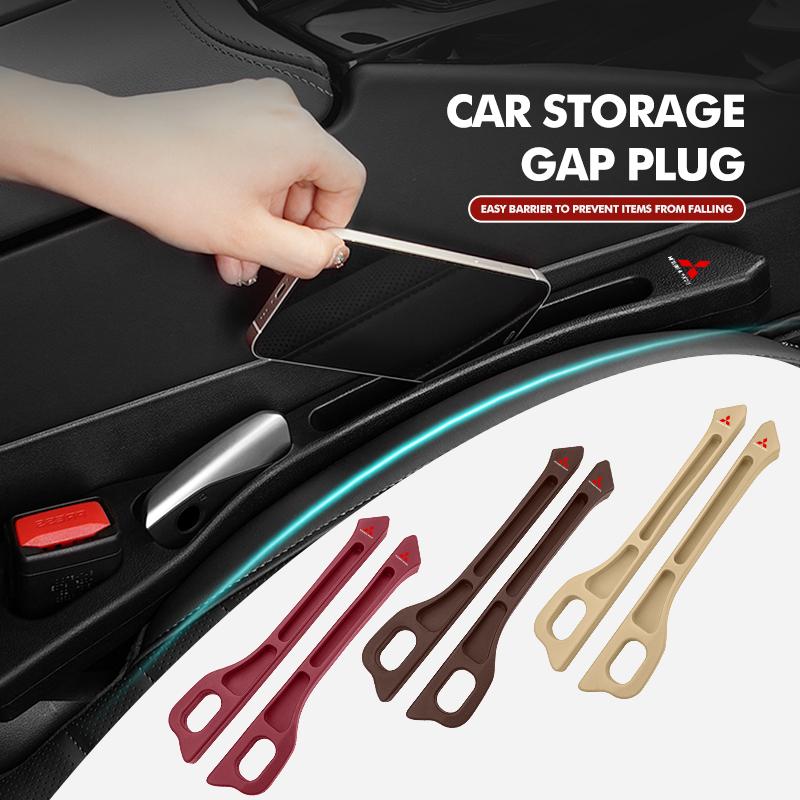 dnsh2 For Mitsubishi Car Seat Gap Filler Side Seam Plug Strip Leak-proof Accessories Outlander Lancer Cross Colt Xpander Mirage