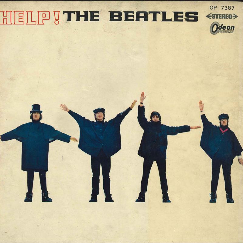 LP Record BEATLES - Help (- Red Vinyl) OP7387 ODEON 1965 Japan Rock Used
