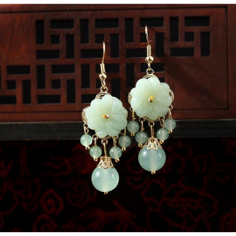 Drop Earrings, Beautiful Floral Design, Casual Wear, Party Accessories, Jewelry… More