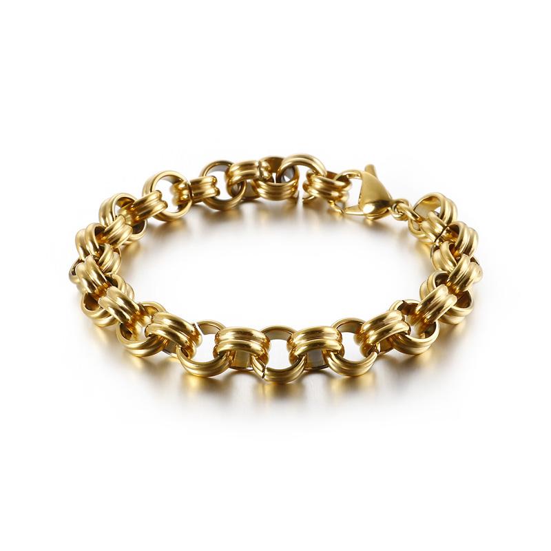 Kalen Trend Simple Men's Stainless Steel Bracelet Circle Combination Exquisite Jewelry
