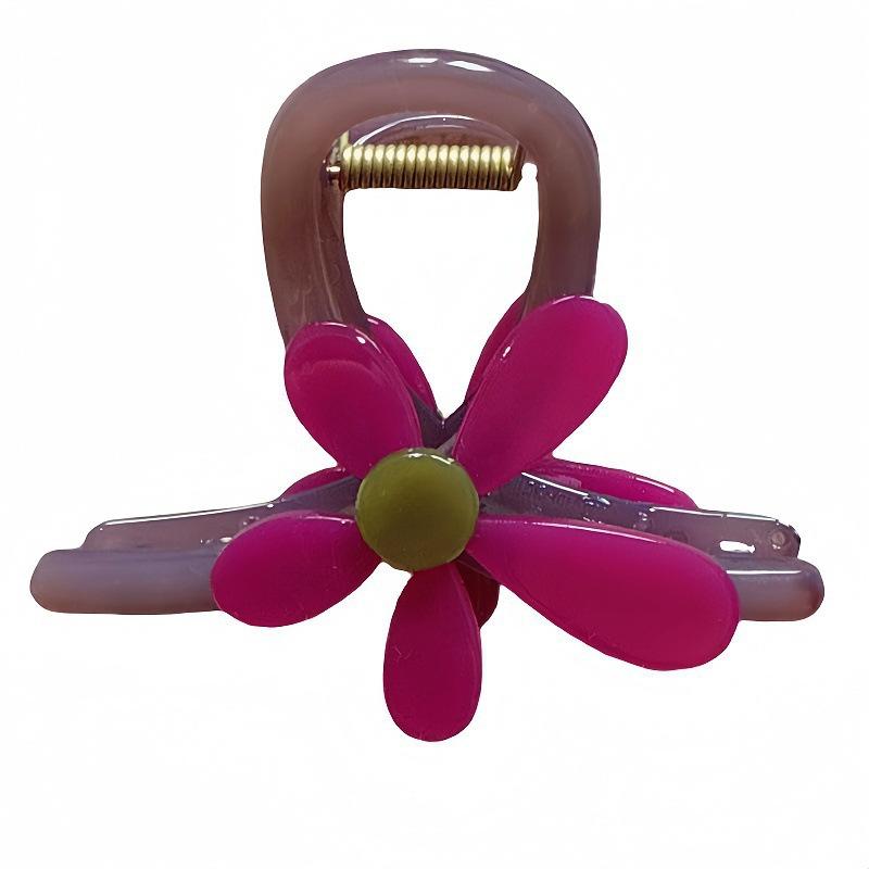 Early Spring Floral Acetate Hair Clip, Elegant Sunflower Shark Clip for Women, Fashion and Premium Hair Claw Clip