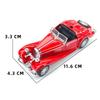 1PC 1:38 Alloy Classic Car Retro 500K Car Model Static Collection Gift Cake Ornament
