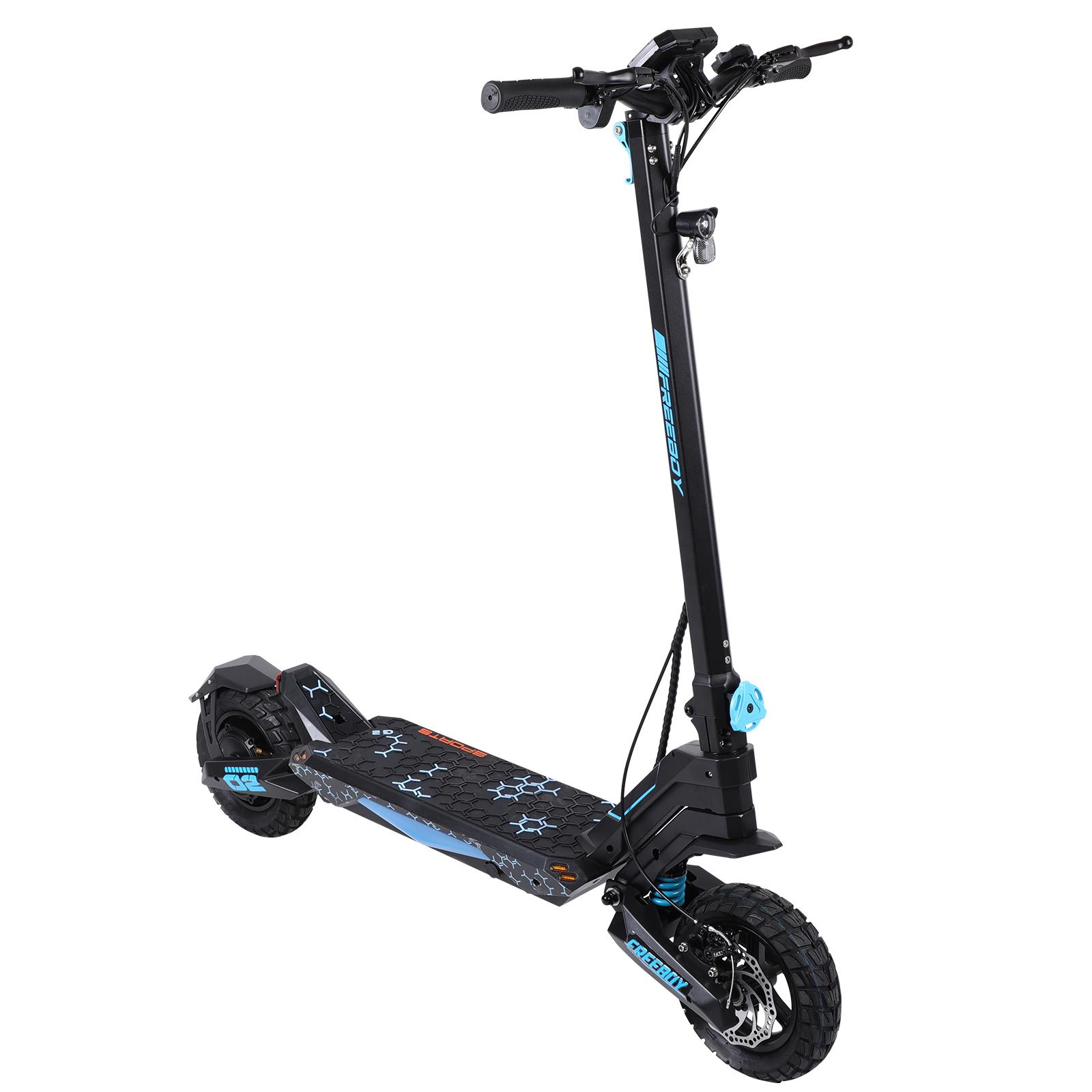 Freeboy G2 Zilais Skūteris Skaists Elektriskais