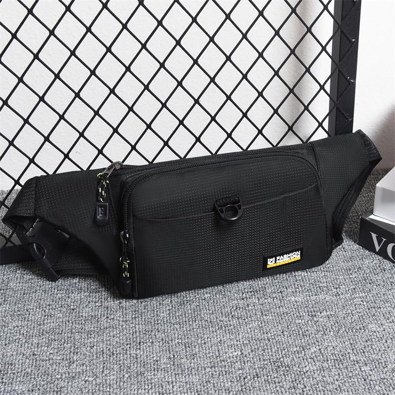 Men's Waterproof Waist Bag - Unisex Fanny Pack Convertible To Chest Sling (Running/Travel Hip Belt with Secure Pockets)