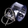 Women Long Transparent Belt Heart Pin Buckle Waist Female Belt Waistband Gift