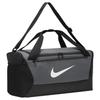 Nike Brasilia Polyester One Shoulder Crossbody Portable Luggage Bag, Gym Bag Trumpets Unisex Black Gray Casual DM3976-068