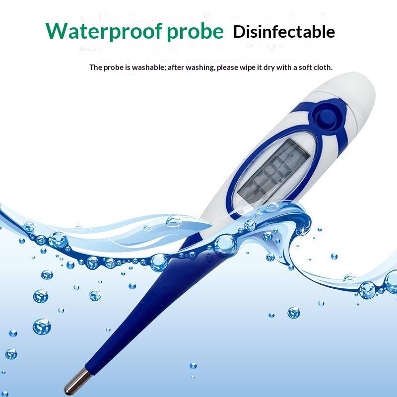 1Pcs Digital Pet Dog Cat Veterinary Thermometer Professional Animal Digital Thermometer With Soft Probe Waterproof Equipment