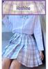 Japanese Academy Style JK Uniform Set - Long/Short Sleeve, Pleated Skirt for Female Students