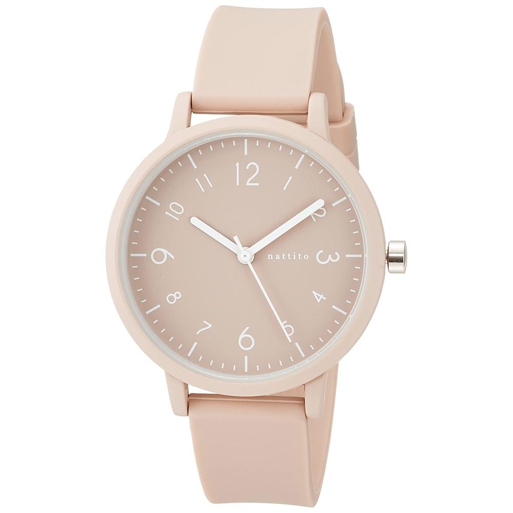 

[Fieldwork] Watch Analog Soder Large Silicone Belt YM007-6 Women s Beige