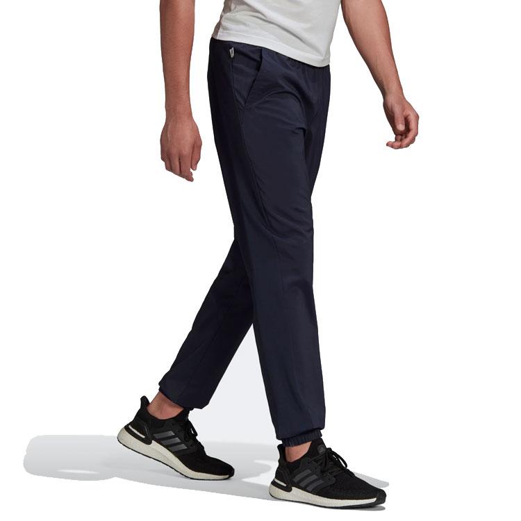 Adidas Training Series Solid Color Logo Print Joggers Men Bottoms Black HB6569