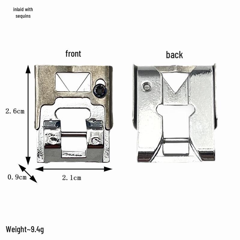 Multifunctional Electric Sewing Machine with Zipper, Binding, and Overlock Presser Foot Attachments