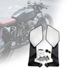 Motorcycle Shockproof Rear View Mirror Offering Clear Sightlines Increased Safety for Speed Enthusiasts Long Rides 2pcs