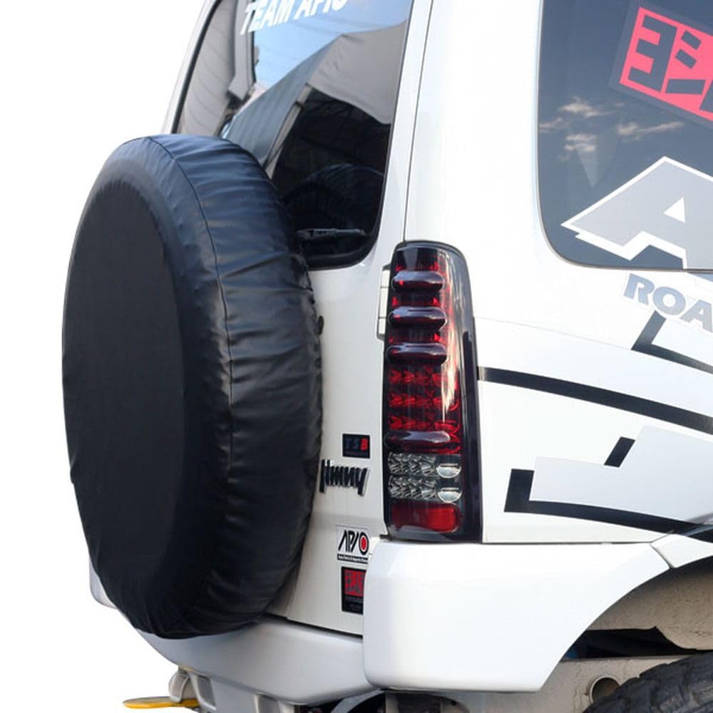 Apio Spare Tire Cover Series Solid 175/80R16, Black, 3013-S3