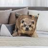 Rock Hyrax Animal Pillow Case Short Plush Pillow Covers Sofa Decorative Gift Home Double-sided Printing Cushion Cover