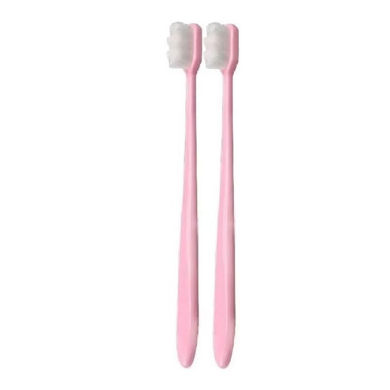 2/4/8 pz Spazzolino da Denti Spazzolino Ultra-fine Morbido Antibatterico Protegge la Salute delle Gengive Portatile da Viaggio Spazzolino da Denti Strumenti per l'Igiene Orale