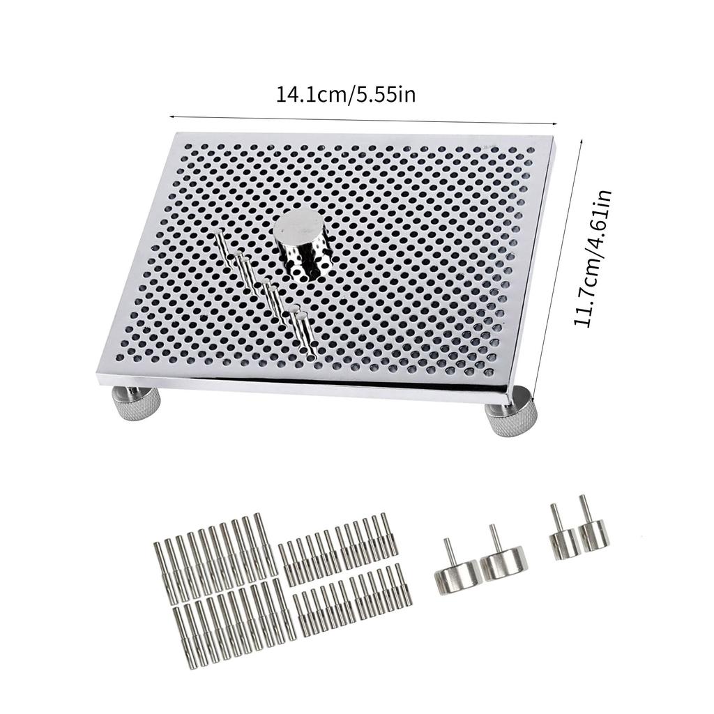 Aluminum Wire Jig Complete Jewelry Making Tool Set Practical Wire Looping Kit Wire Bending Board for Y Jewelry