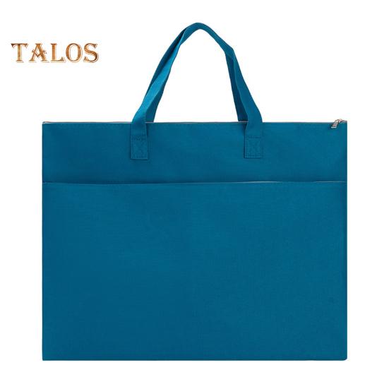 

Сумка для художественного портфолио формата А3, А4, папка для художественного портфолио, чехол с ручкой, водонепроницаемая сумка для хранения художественных принадлежностей, плакатов, альбомов A3 темно-синий