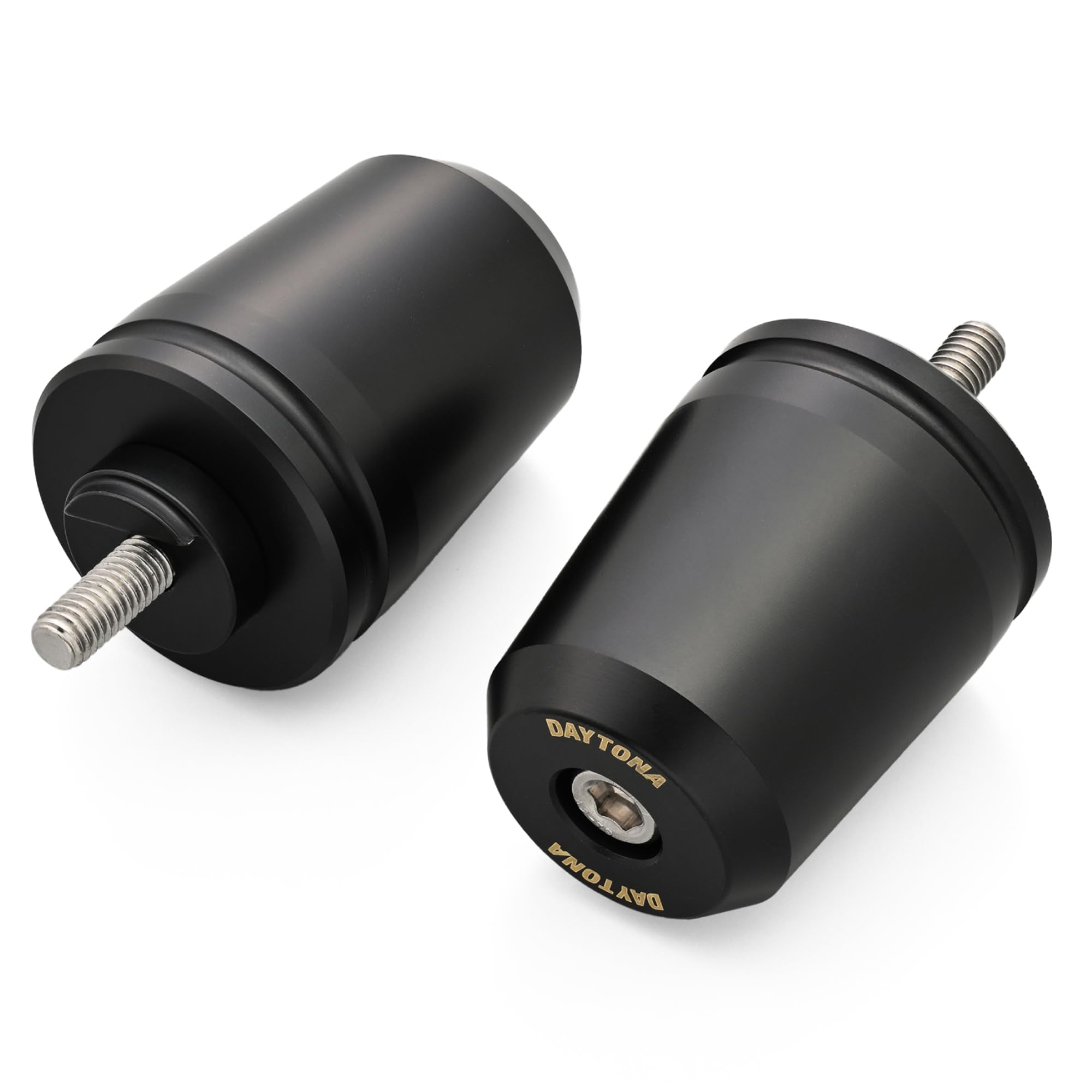

Daytona Ultra Heavyweight Bar Ends for Yamaha M6 49823 Motorcycles, Black, чёрный