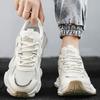 Men's Casual Sports Shoes Thick Sole Summer New Breathable Soft Sole Non-slip Comfort Outdoor Running Shoe Fashion Mesh Sneakers