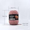 Worsted Weight Wool Yarn Soft & Durable Knitting Crochet Yarn for Cushions DIY Craft Yarn for Beginners