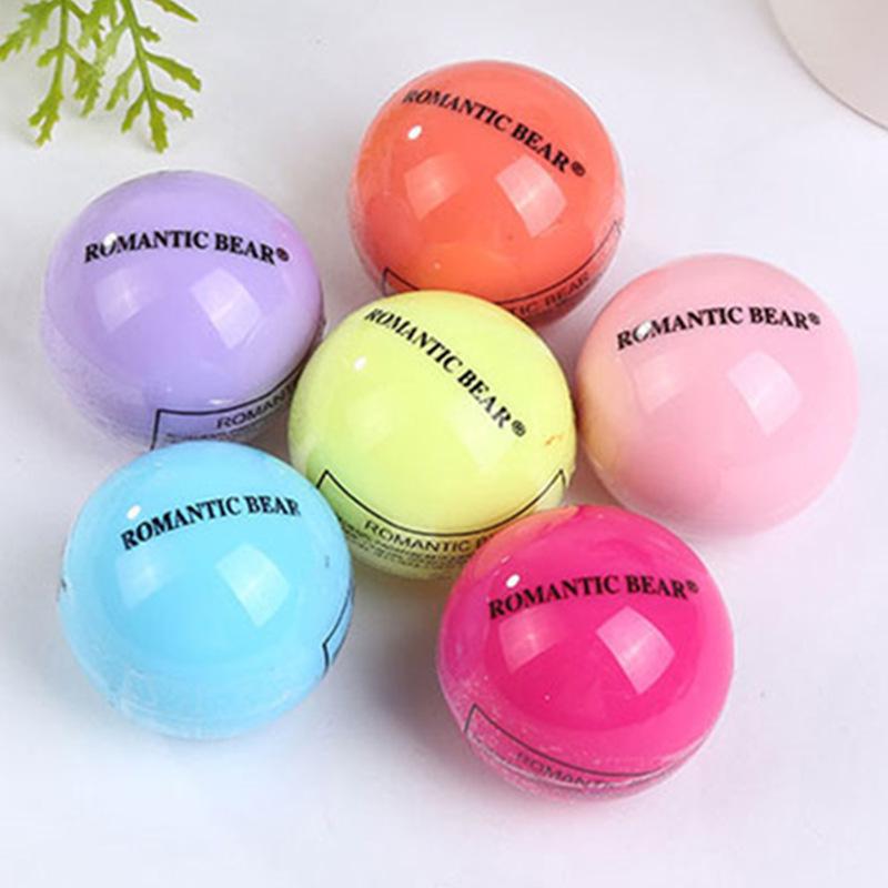 Spherical Hydrating & Moisturizing Lip Balm for Kids - Fruity Flavors, Anti-Chapping, Creative Design Blueberry