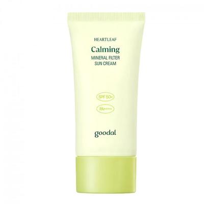 Heartleaf Calming Mineral Filter Sonnencreme 50ml SPF50+ PA++++, Kbeauty, Koreanische Kosmetik, Probe