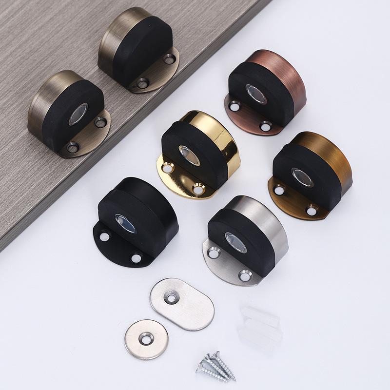 Stainless Steel Punch-Free Door Stopper Buffer Limiter Bumper Plug