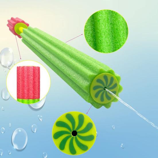 4Pcs Foam Water Squirt Toy Long Range Water Shooter for Kids Summer Outdoor Water Fun Watering Sprinkler Toy