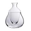 Whiskey Dispenser Transparent Ice Wine Jug Detachable Flat Mouthed Wine Decanter Glass Slant Mouthed Wine Warmer Restaurant