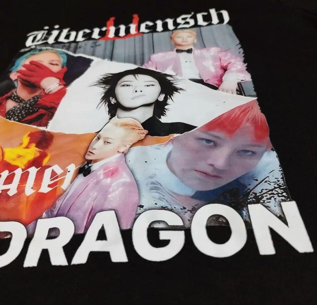 [GEBRAUCHT] G-DRAGON Jiyong ÜBERMENSCH T-Shirt GD Oshikatsu Schwarz Selten