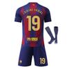 Barcelona Yamal Kinder Fußballtrikot Set YSHT Blau