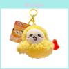 Keychain Plush Fried Shrimp Pendant With Cartoon Panda Design For Kids And Students