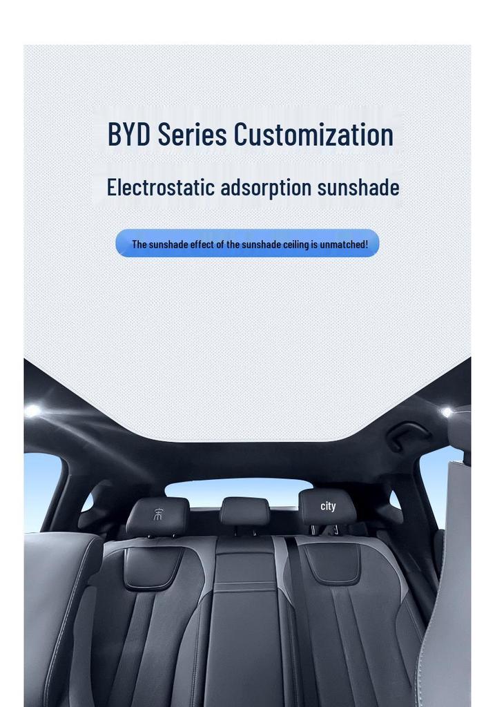 BYD Seal EV/DM-i Dolphin Han EV, DM Song L Plus Sea Lion Electrostatic Sunroof Shade