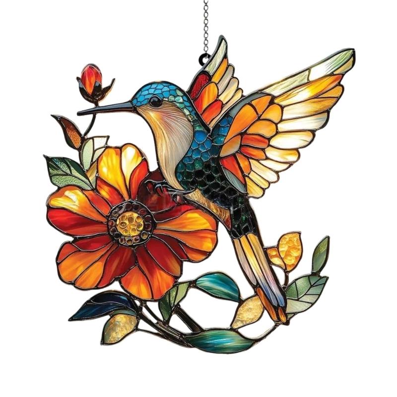 Langlebiger Acryl Kolibri Sonnenfänger Für Den Außenbereich Wind- Und Sonnenlichtbeständig Ohne Ausbleichen
