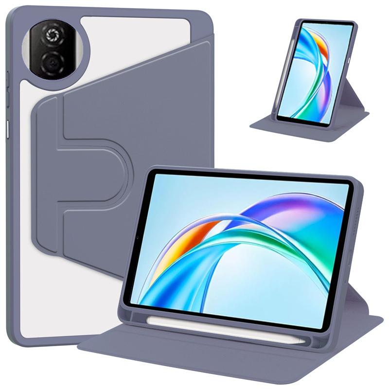 For Huawei Honor Pad X7 8.7 Inch Case Acrylic Rotating Stand Transparent Back Funda JMS-W09/JMS-L09 8.7" Cover