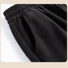 Damen Casual Fleecegefütterte Verdickte Sporthose Herbst Winter Hohe Qualität Warm Locker sitzend Lang Jogginghose