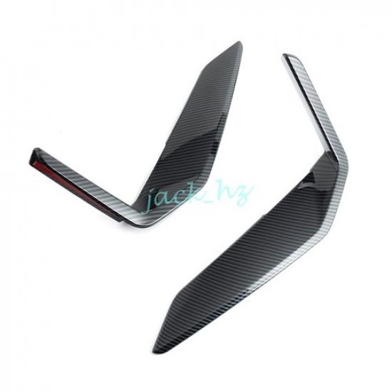 For BMW X1 iX1 -2025 Carbon Fiber Front Bumper Fog Light Trims Accessories