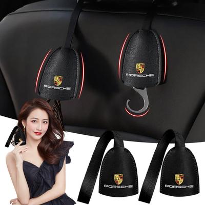 Organisateurs d'intérieur de voiture Crochets Crochet de siège arrière de voiture Cintre d'appui-tête Pour Boxster Cayenne Panamera Macan Cayman 911 918 996 917 991