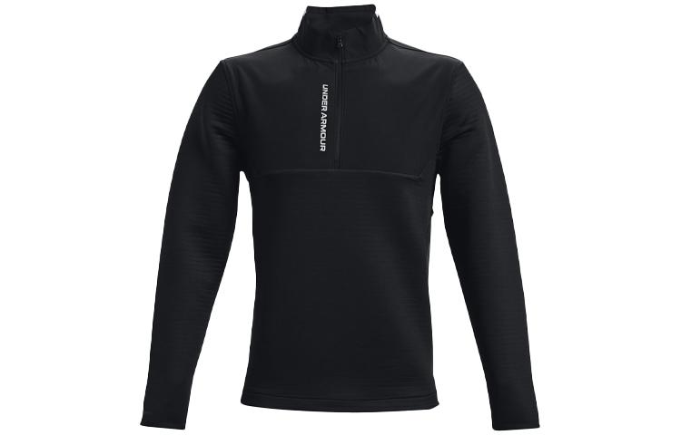 Under Armour Storm Sweatshirts Men s Black Stand Collar Moderate Regular 1366280-001 XXL