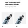Mini Bicycle Pump Aluminum Alloy Cycling Hand Air Ball Tire Inflator Presta Schrader Valve MTB Road Bike
