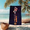 1Pc Fantasy Warrior Trio Beach Towel Microfiber Beach Towel Thin Absorbent For Beach Swimming Yoga Bath Sports 0917207