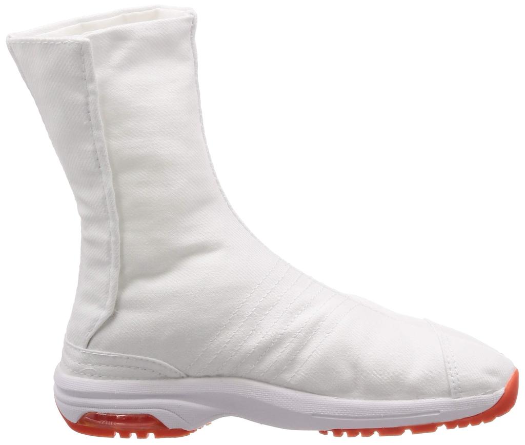 MARUGO Festival Tabi Air Cushion Air Jog V Tabi Size 25cm (Five) Socks, 6-Piece Set, 2E, White, 2011102,