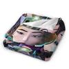 ZOEY HUNTRX - HUNTRIX K-Kpop D-Demon H-Hunters Flannel Throw Blankets  Blanket for Home Outdoor Warm Bed Rug,