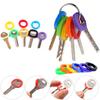 Hollow Rubber Key Covers Topper Multi Color Soft Silicone Keys Locks Cap