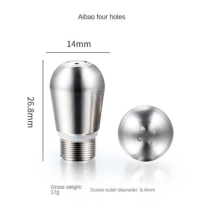 Parní tryska kávovaru,Nerezové trysky pro různé modely, 3 otvory a 4 otvory