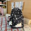Schoolbag Cute Little Fresh Stars Large Capacity Junior High School Student Schoolbag Grade 1-1 Backpack Computer Bag Female
